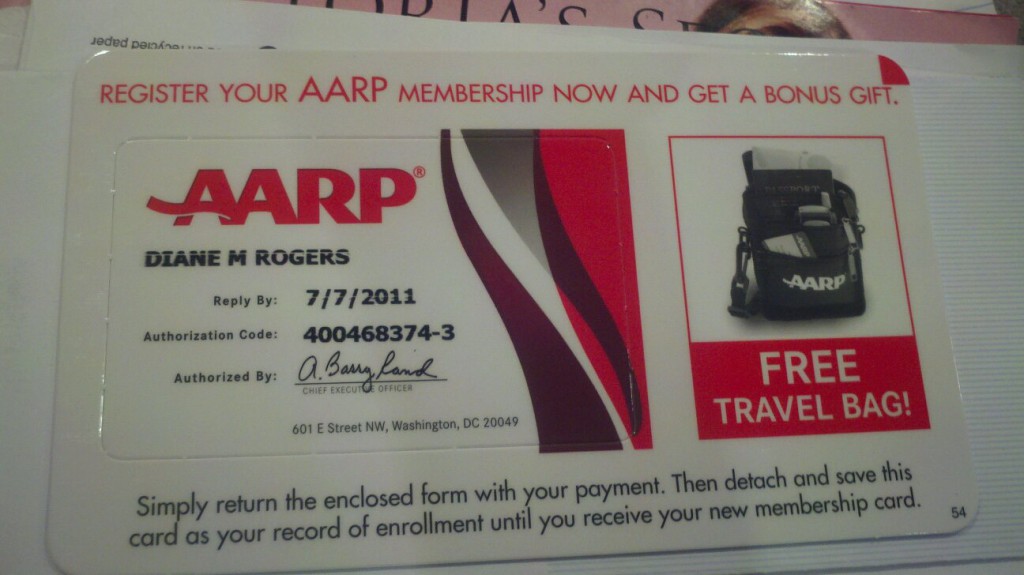 aarp insurance card